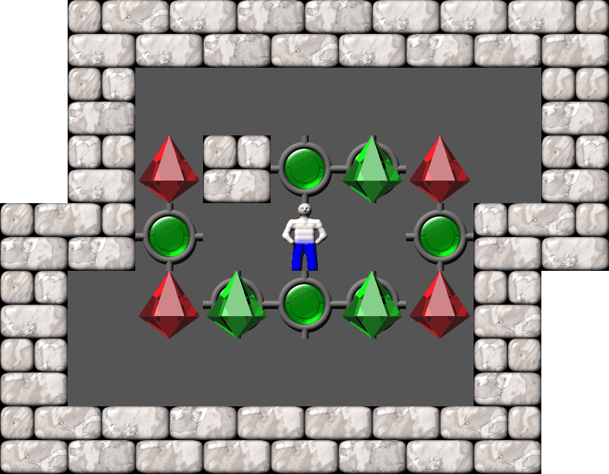 Sokoban Mass Remodel level 1051